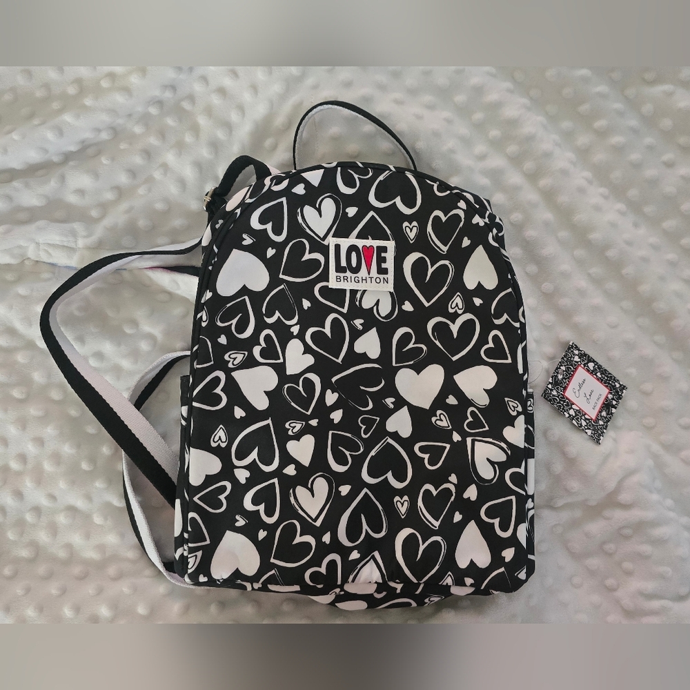 Brighton Love Heart Pattern Backpack